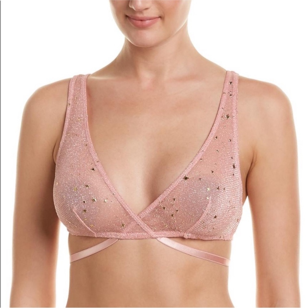 Ladies Honeydew Trinity Mesh Bralette Size Large